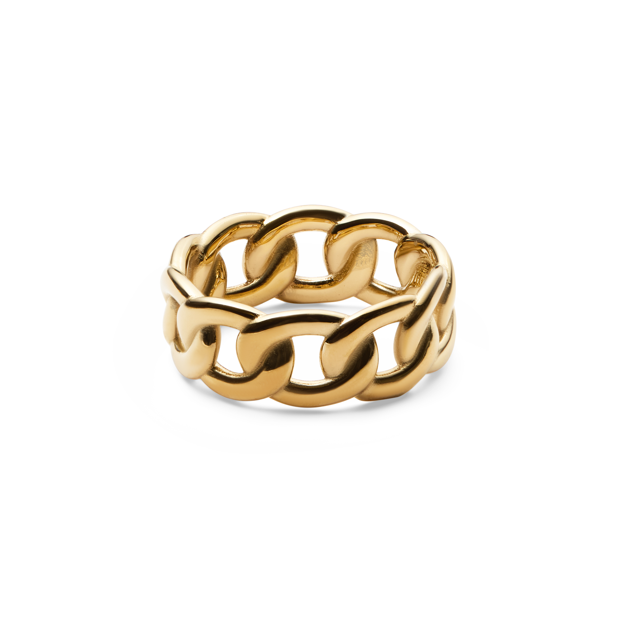 Chunky Chain Ring Gold
