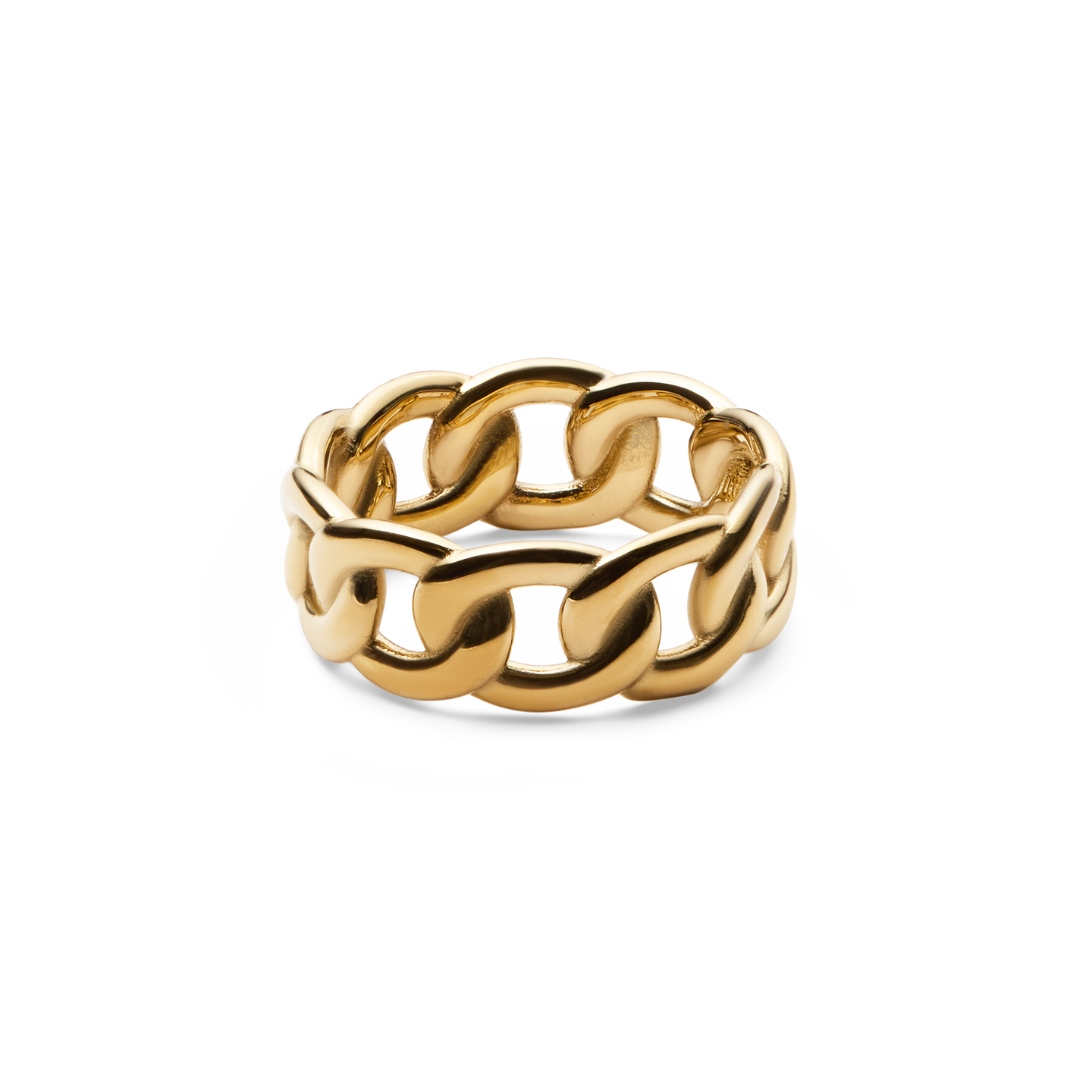 Chunky Chain Ring Gold