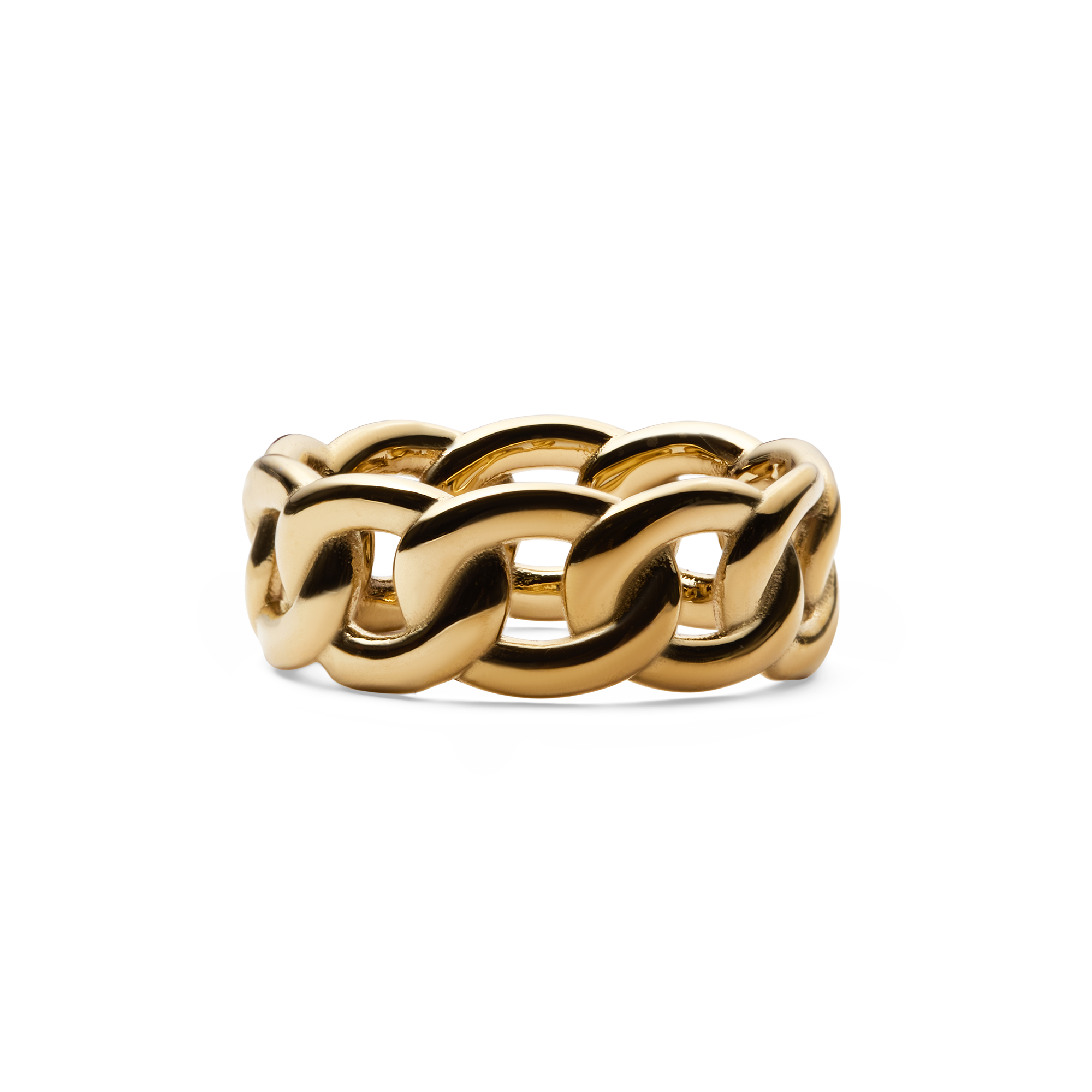 Chunky Chain Ring Gold