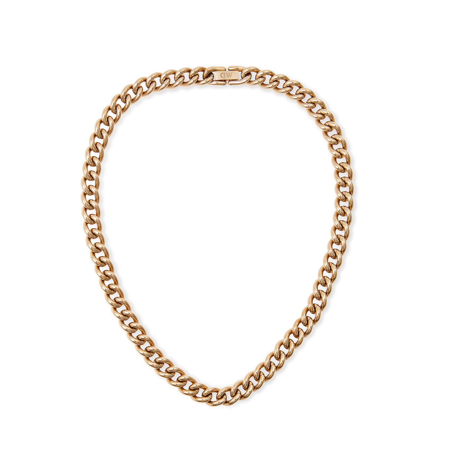 Chunky Chain Necklace Rose Gold