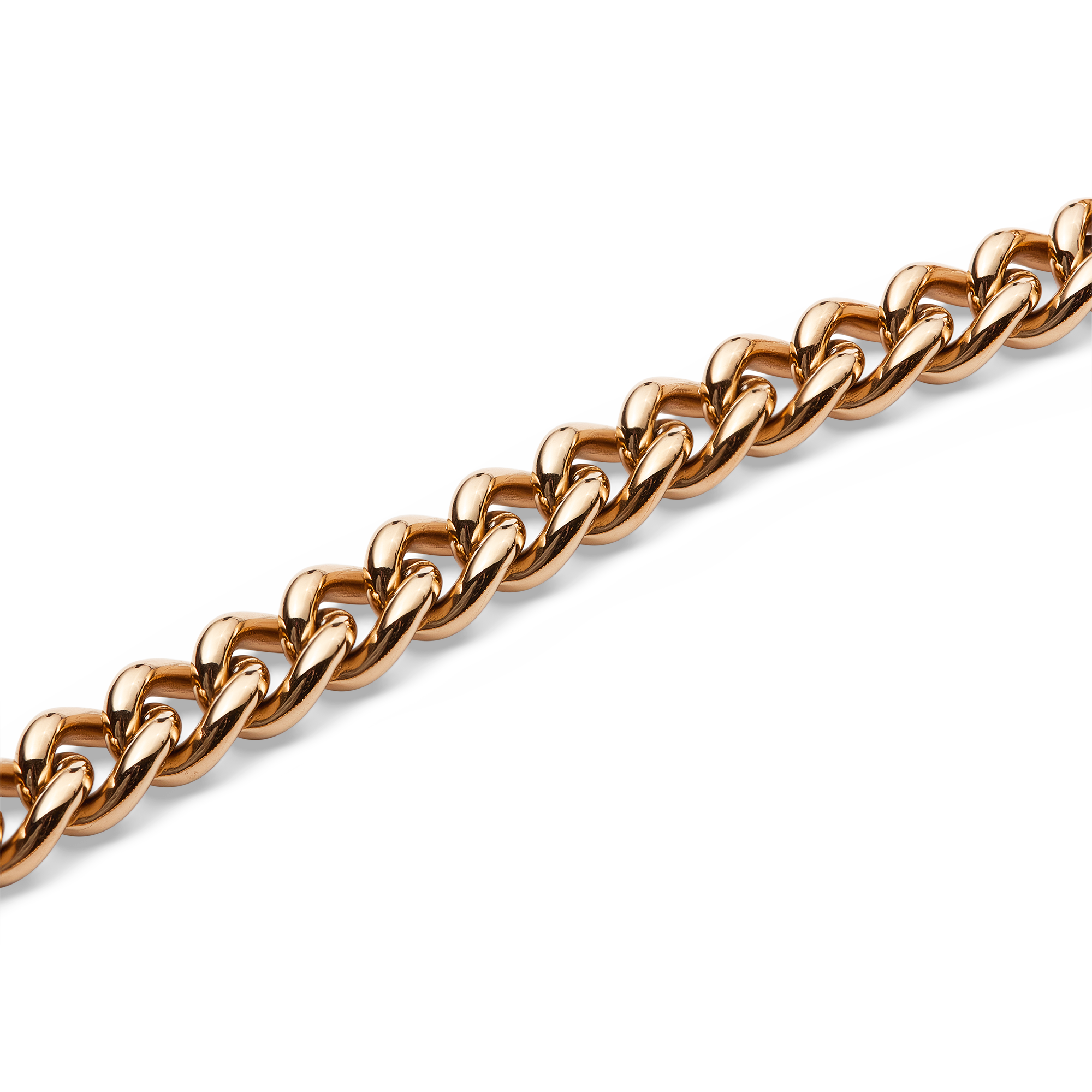 Chunky Chain Necklace Rose Gold