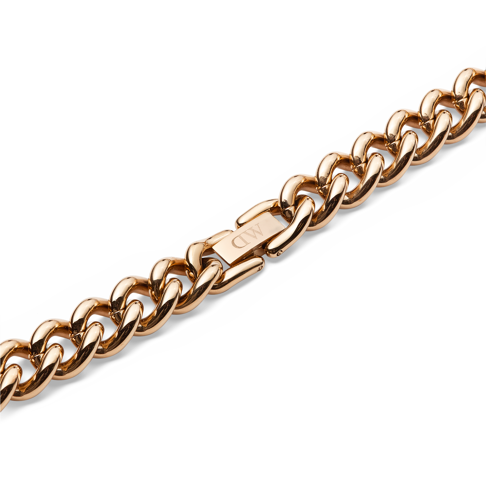 Chunky Chain Necklace Rose Gold