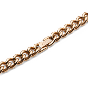 Chunky Chain Necklace Rose Gold