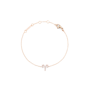 Crystal Zodiac Chain Bracelet Rose Gold