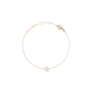Crystal Zodiac Chain Bracelet Rose Gold