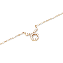 Load image into Gallery viewer, Crystal Zodiac Chain Necklace Gold
