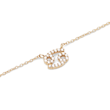 Load image into Gallery viewer, Crystal Zodiac Chain Necklace Gold
