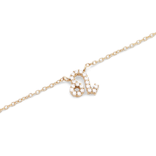 Load image into Gallery viewer, Crystal Zodiac Chain Necklace Gold
