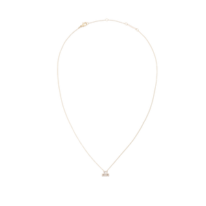 Crystal Zodiac Chain Necklace Gold