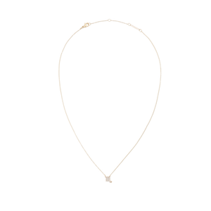 Crystal Zodiac Chain Necklace Gold