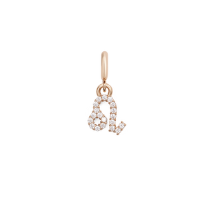 Zodiac Watch Charm Rose Gold