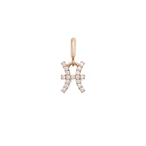 Zodiac Watch Charm Rose Gold