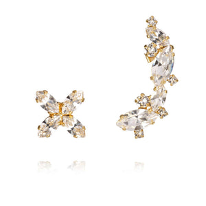 Eleanna Ear Cuffs Crystal