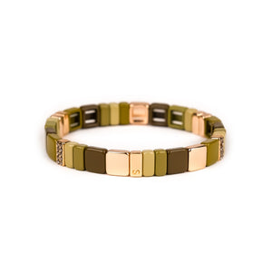 Hubba Rhinestone Tawny Bracelet