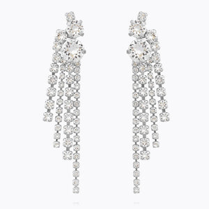 Amy Earrings Crystal Rhodium