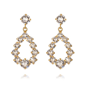 Mini Delia Earrings Crystal