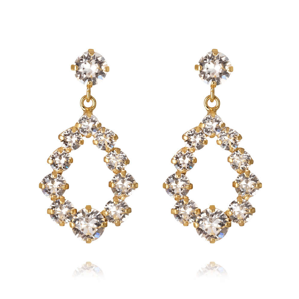 Mini Delia Earrings Crystal