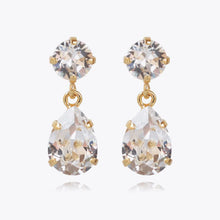 Load image into Gallery viewer, Mini Drop Earrings Crystal
