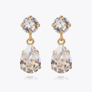 Mini Drop Earrings Crystal