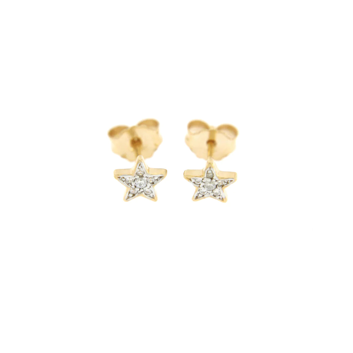 Stud Earrings Micro Zirconia Star