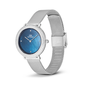 Crystalline Bezel Sterling Blue