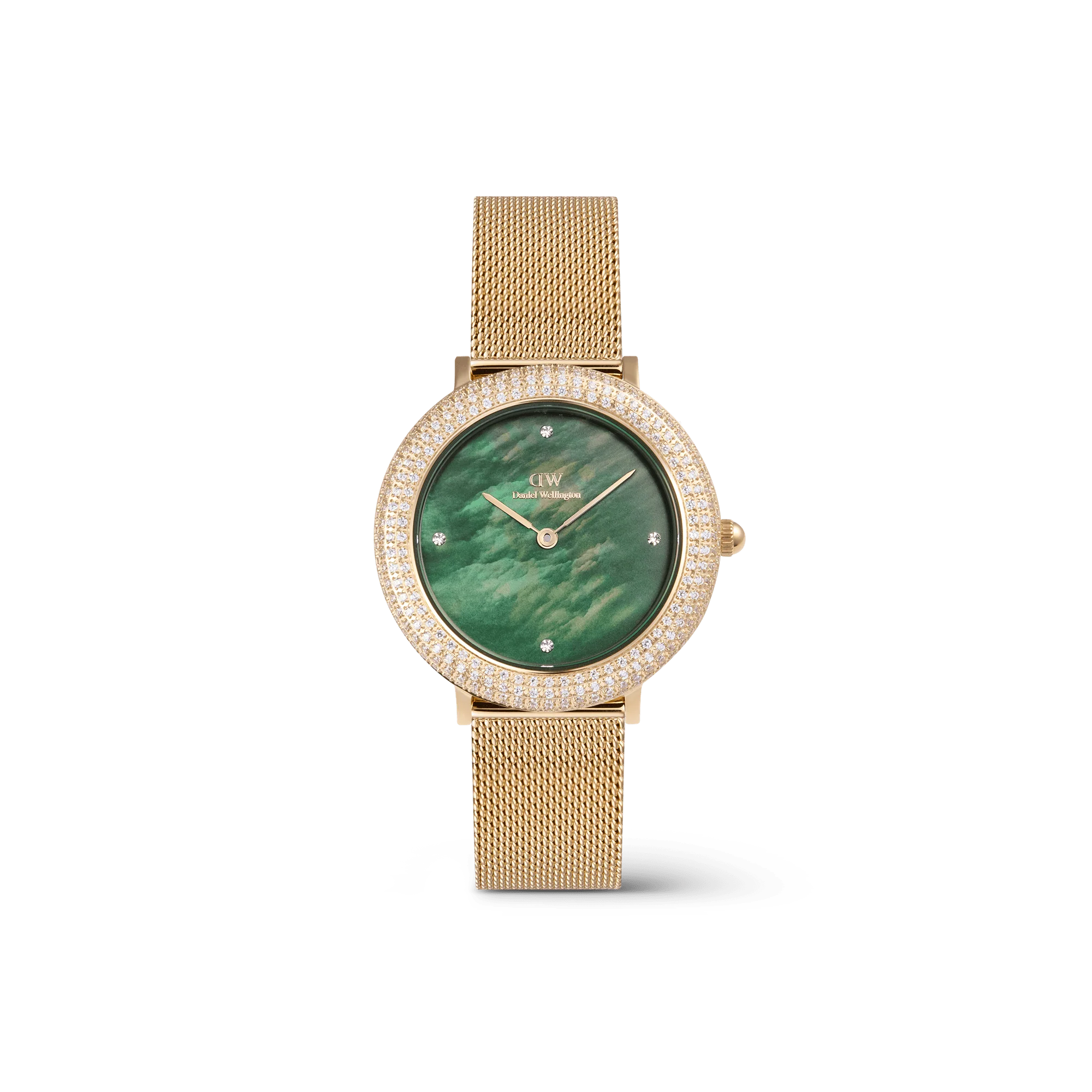 Crystalline Bezel Evergold Green