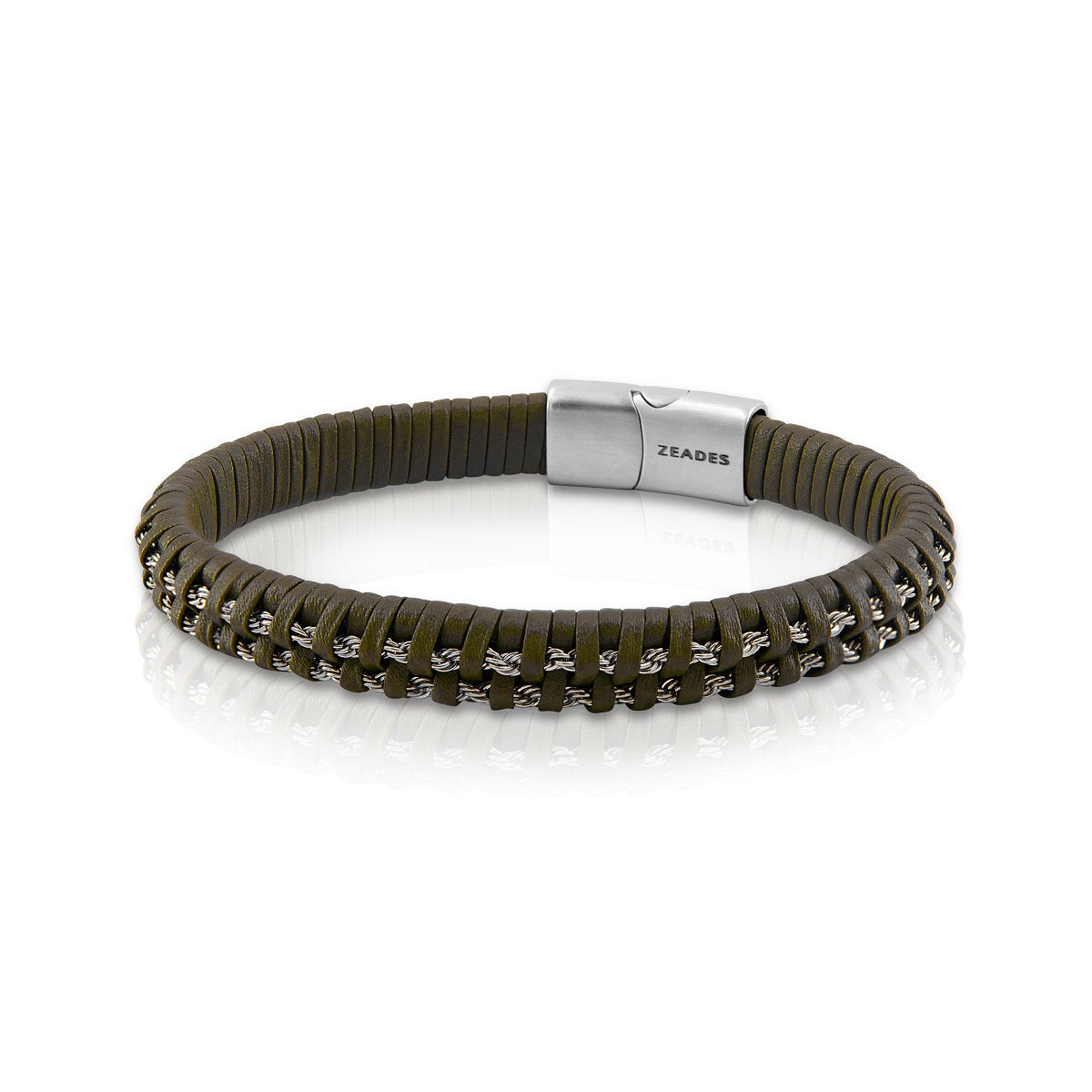 Bracelet PARTICAR Khaki Leather