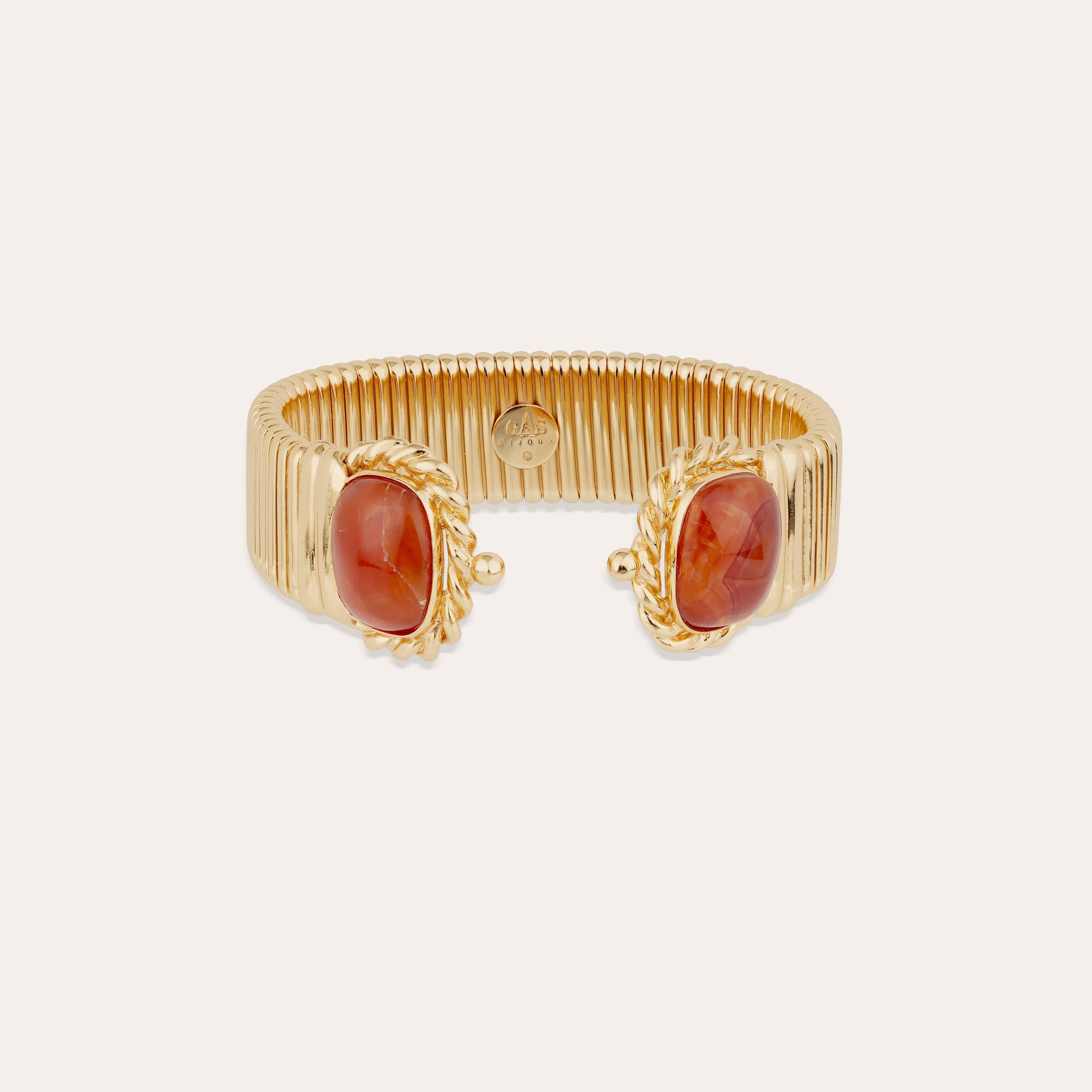 Amarante Gold-Plated Bracelet - Carnelian