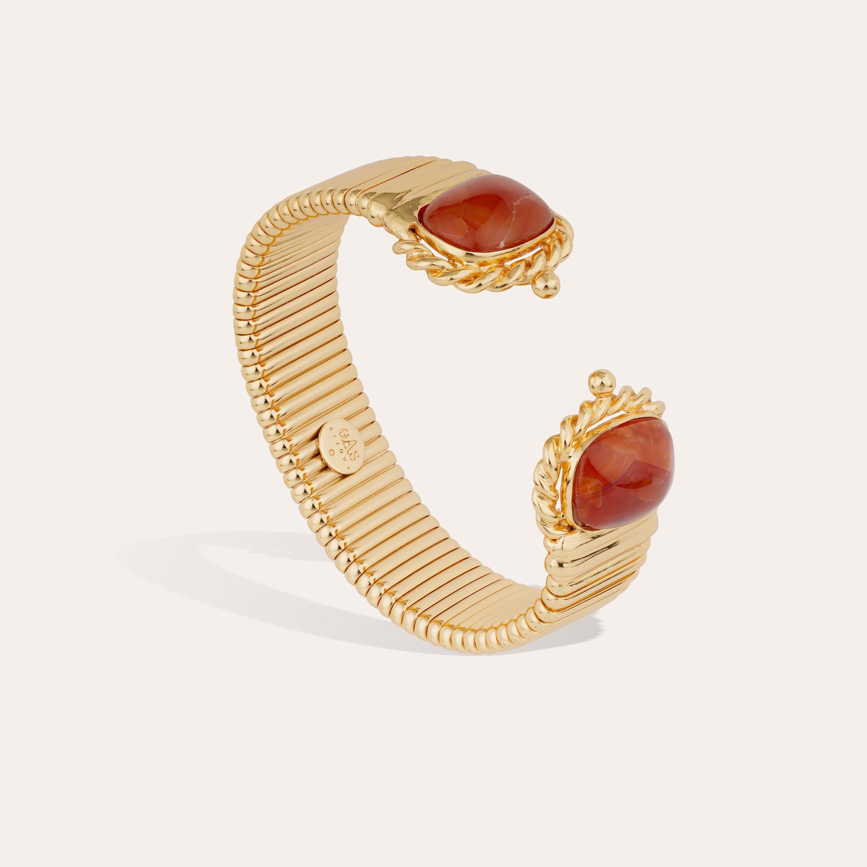 Amarante Gold-Plated Bracelet - Carnelian