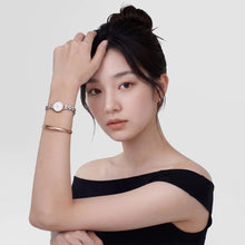 Load image into Gallery viewer, Petite Mini Arch 3-Link Two Tone Rose Gold
