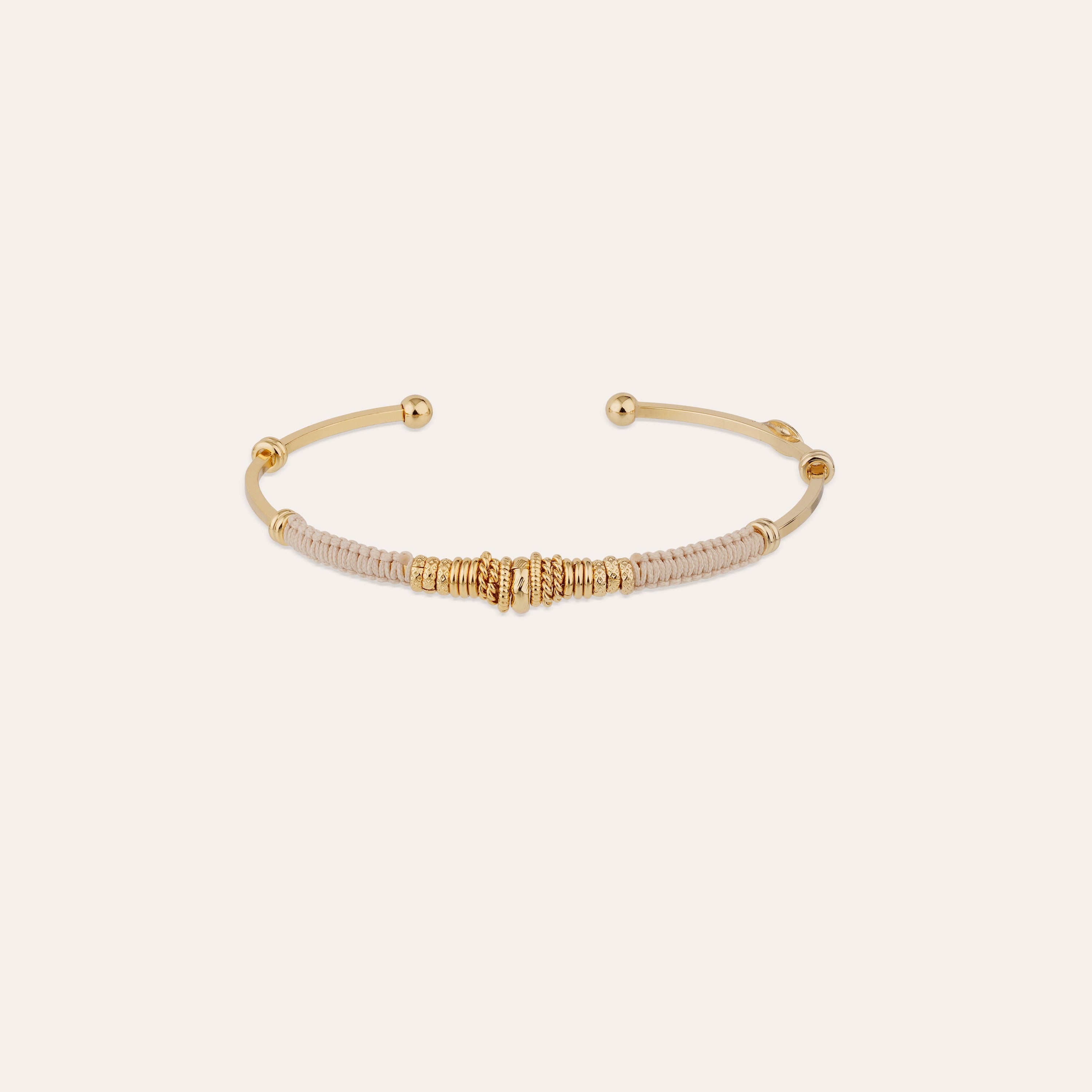 Zizanie Gold Bracelet - Nude