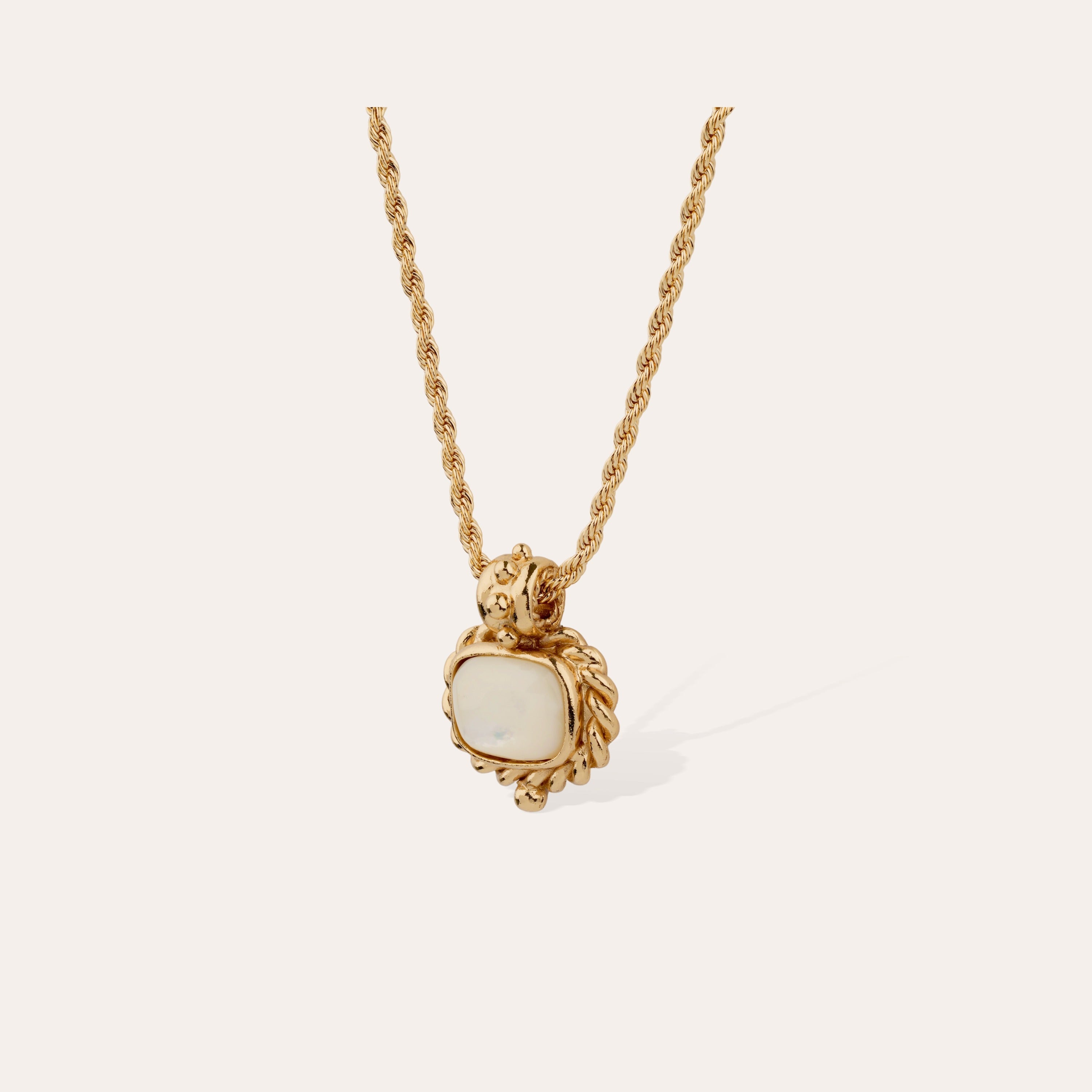 Amarante Necklace - White Mother-of-Pearl