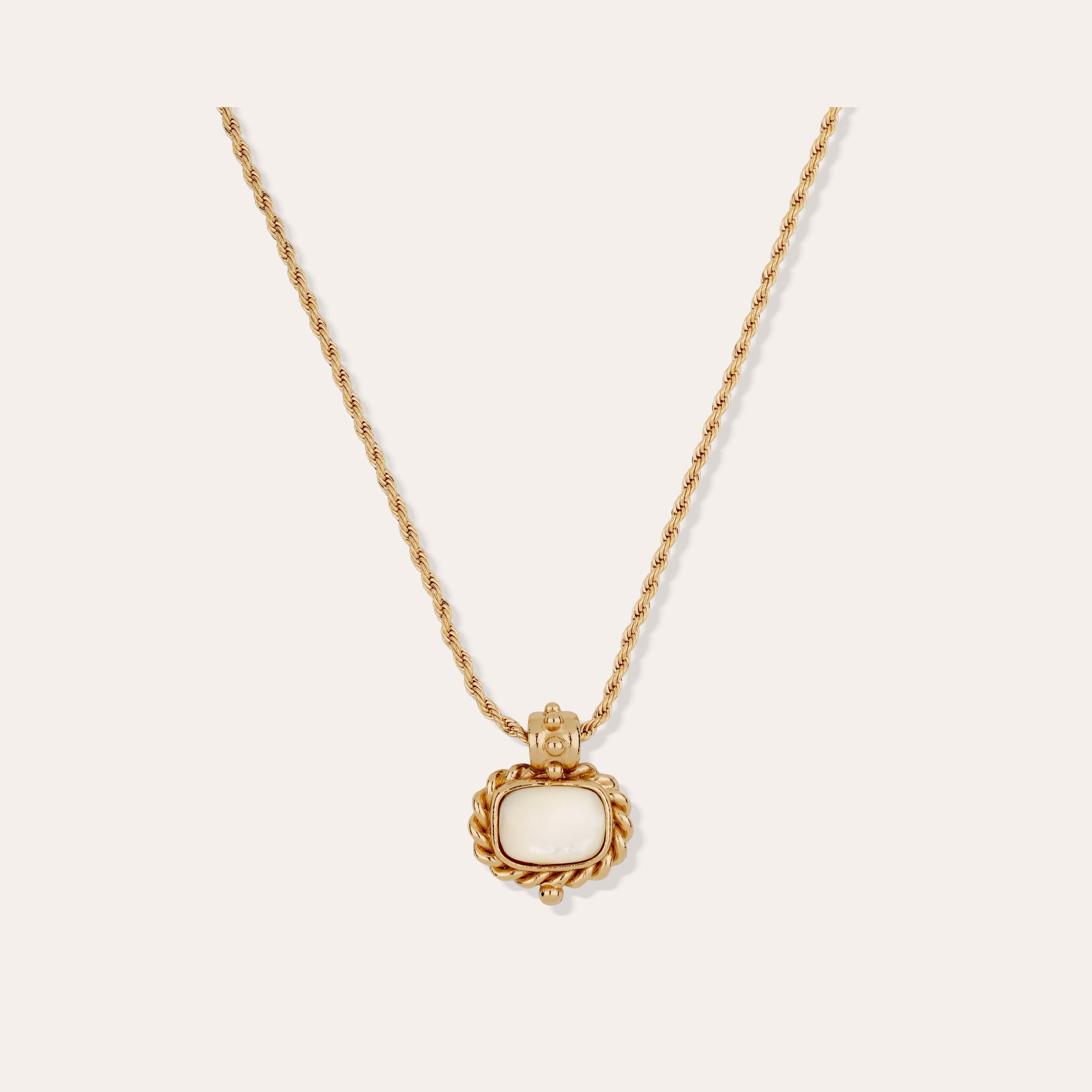 Amarante Necklace - White Mother-of-Pearl