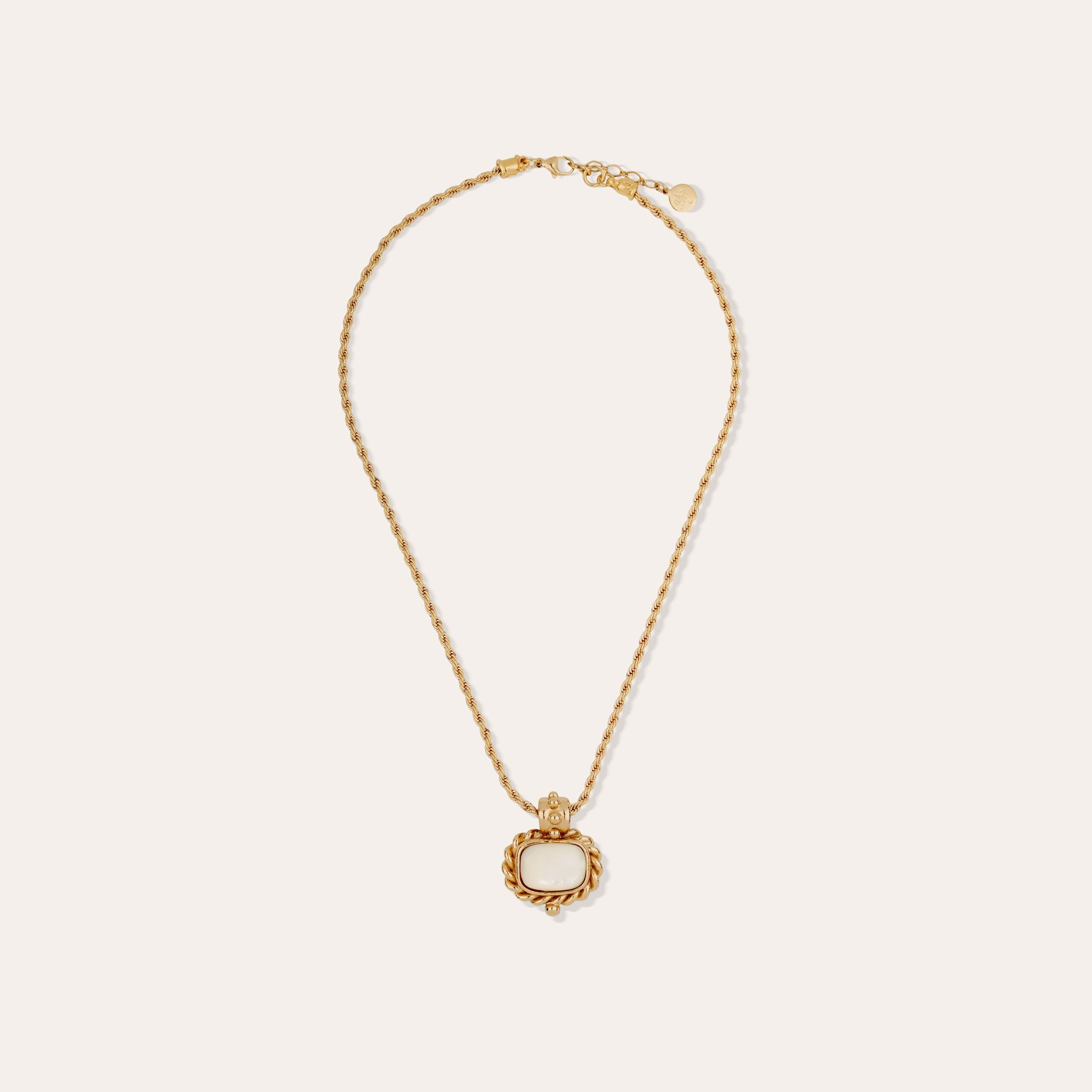 Amarante Necklace - White Mother-of-Pearl