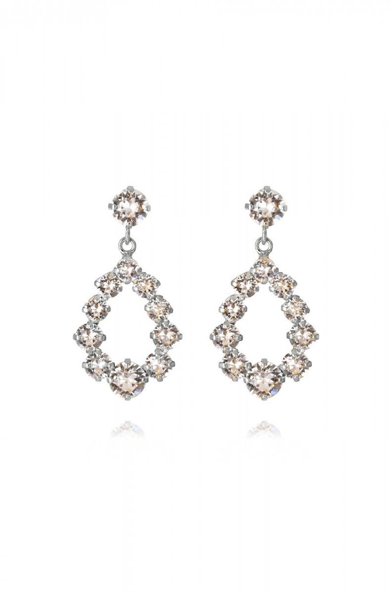 Mini Delia Earrings Crystal