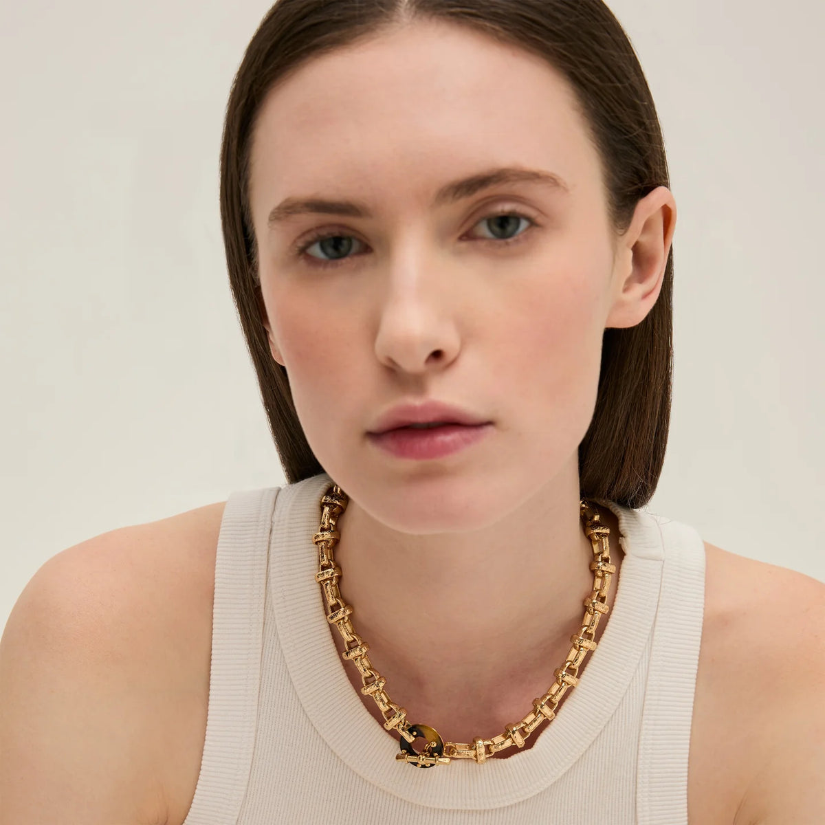 Adrian Acetate Necklace – Tortoiseshell