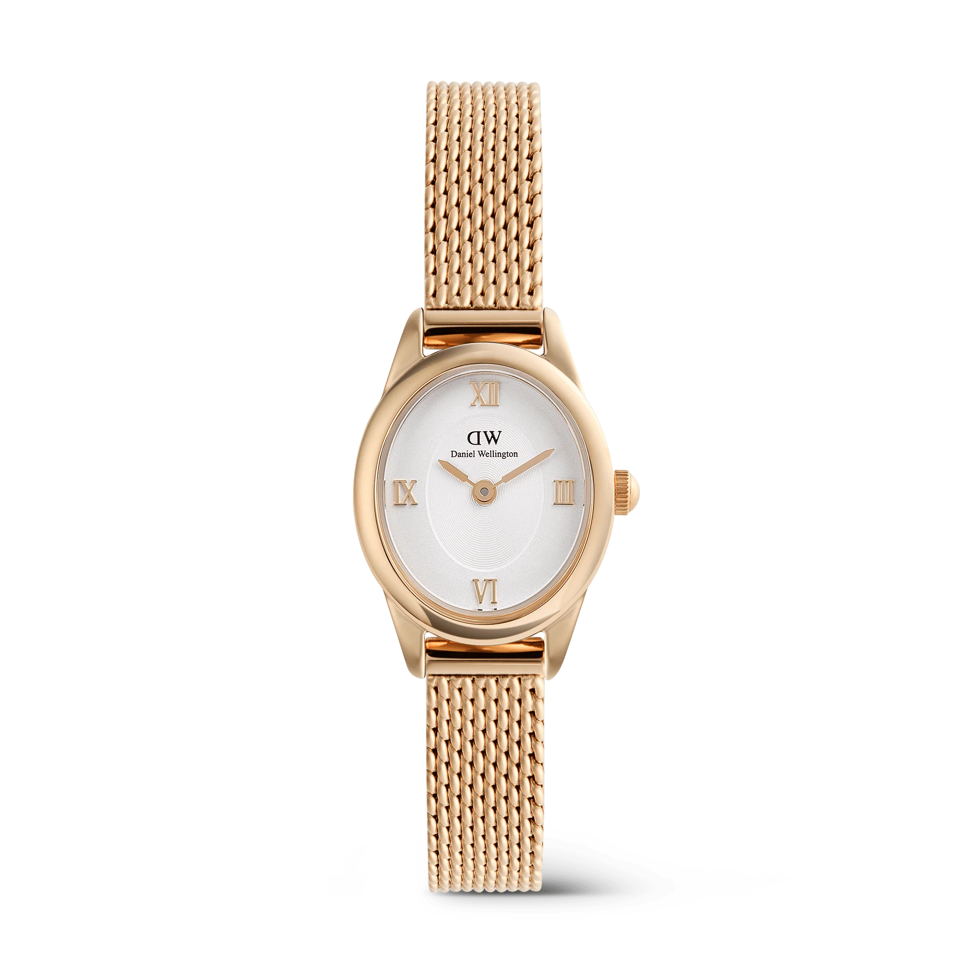 Ophelia Mini Mesh White Rose Gold