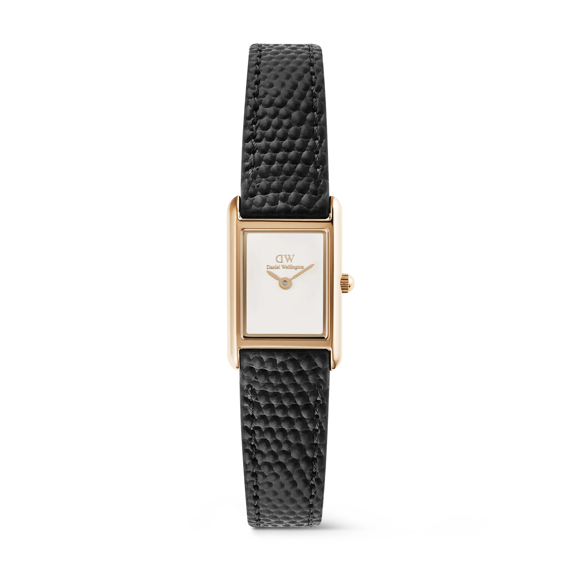 Bound Mini Black Lizard Rose Gold