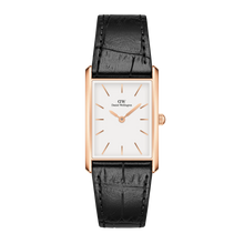 Load image into Gallery viewer, Bound Black Crocodile Rose Gold
