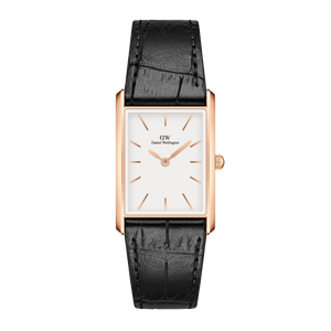 Bound Black Crocodile Rose Gold