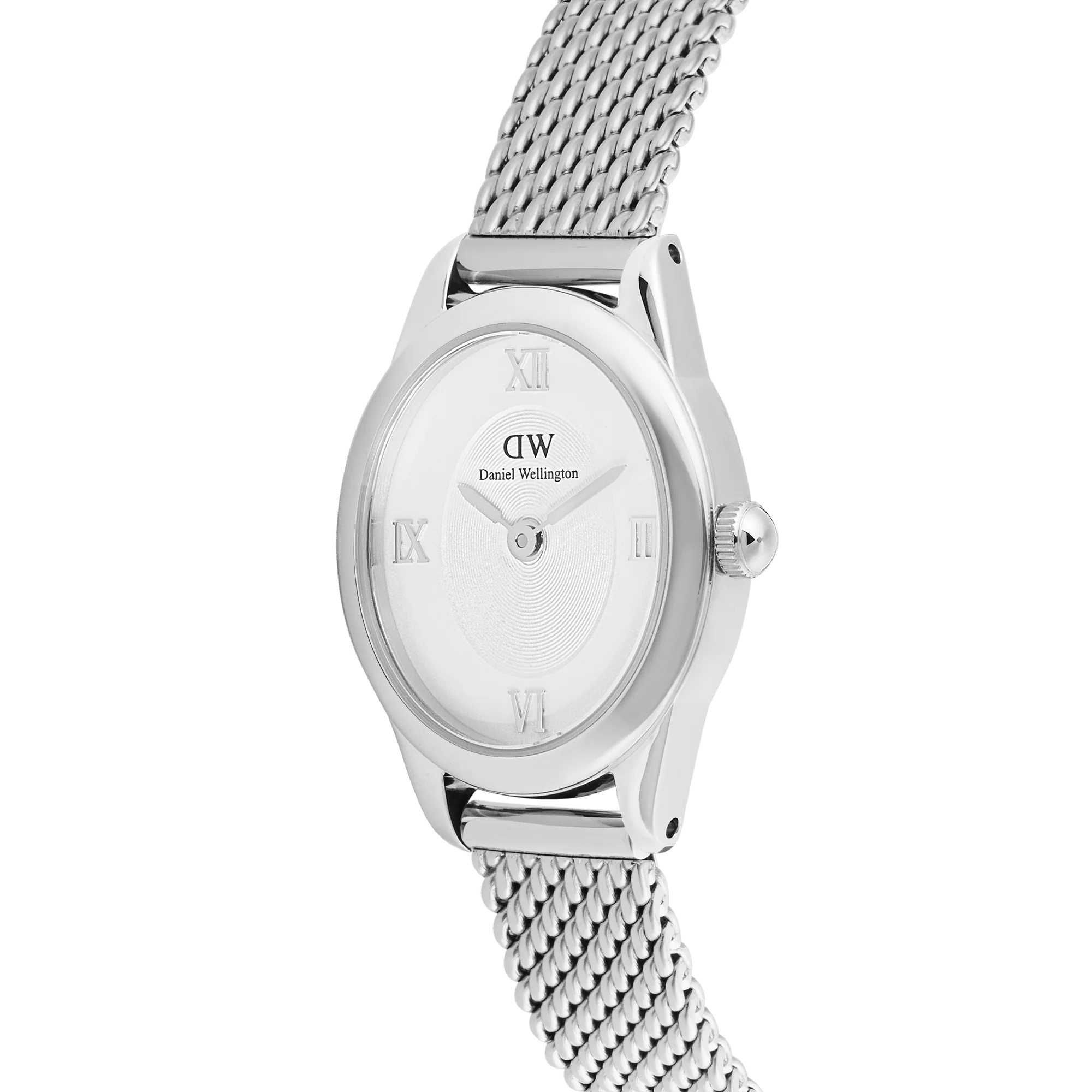 Ophelia Mini Mesh White Silver
