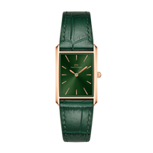 Load image into Gallery viewer, Bound Crocodile Emerald Sunray Rose Gold
