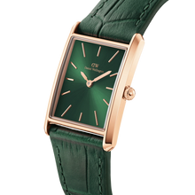 Load image into Gallery viewer, Bound Crocodile Emerald Sunray Rose Gold
