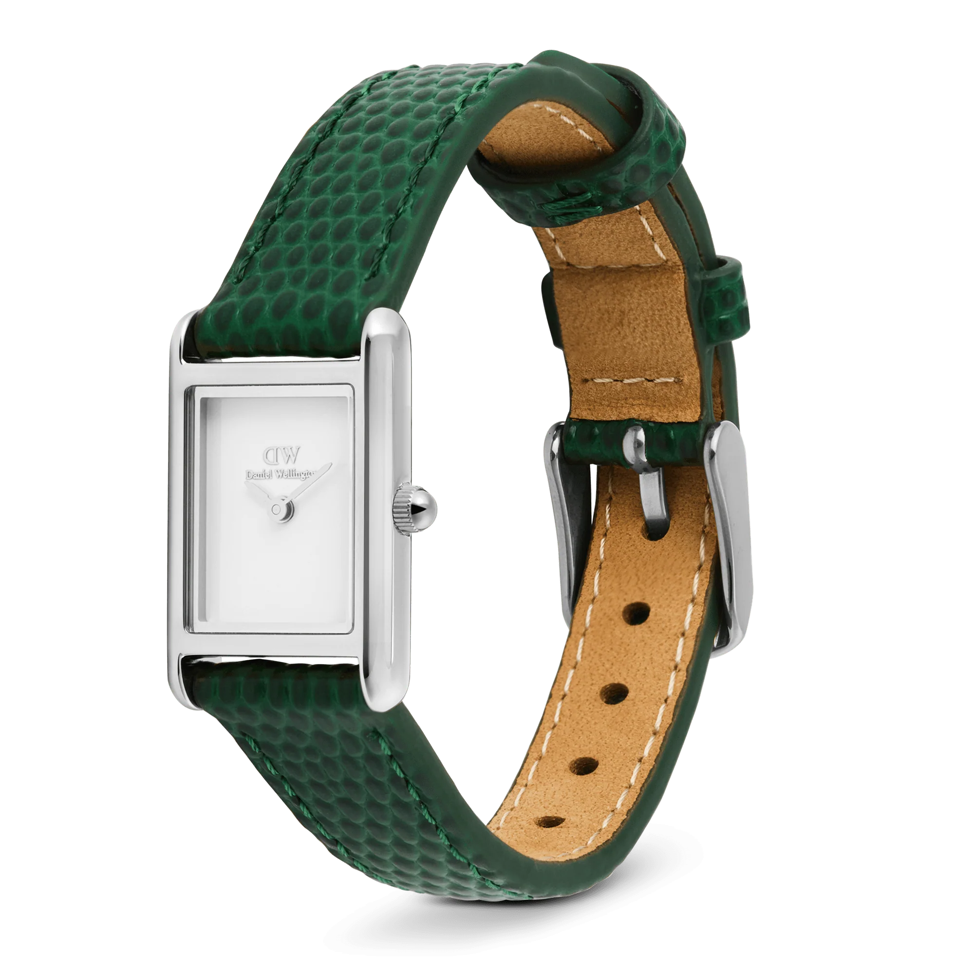 Bound Mini Green Lizard Silver