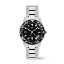 Load image into Gallery viewer, Iconic GMT Link Black Ceramic Bezel Silver
