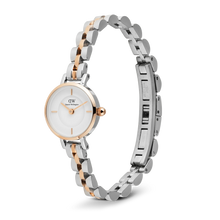 Load image into Gallery viewer, Petite Mini Arch 3-Link Two Tone Rose Gold
