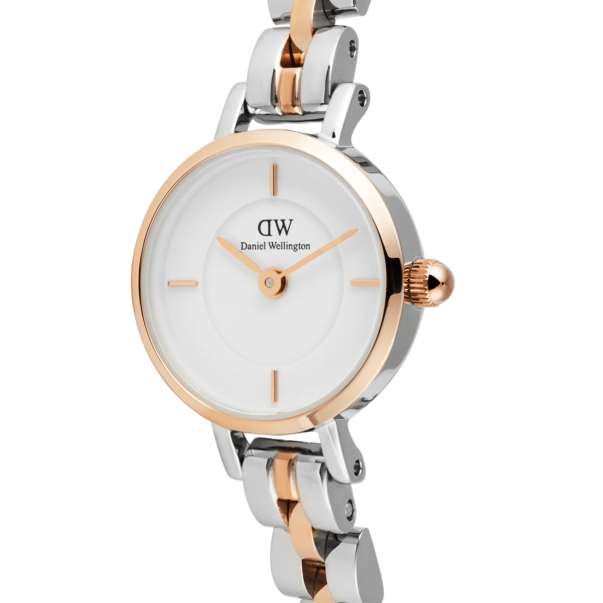 Petite Mini Arch 3-Link Two Tone Rose Gold