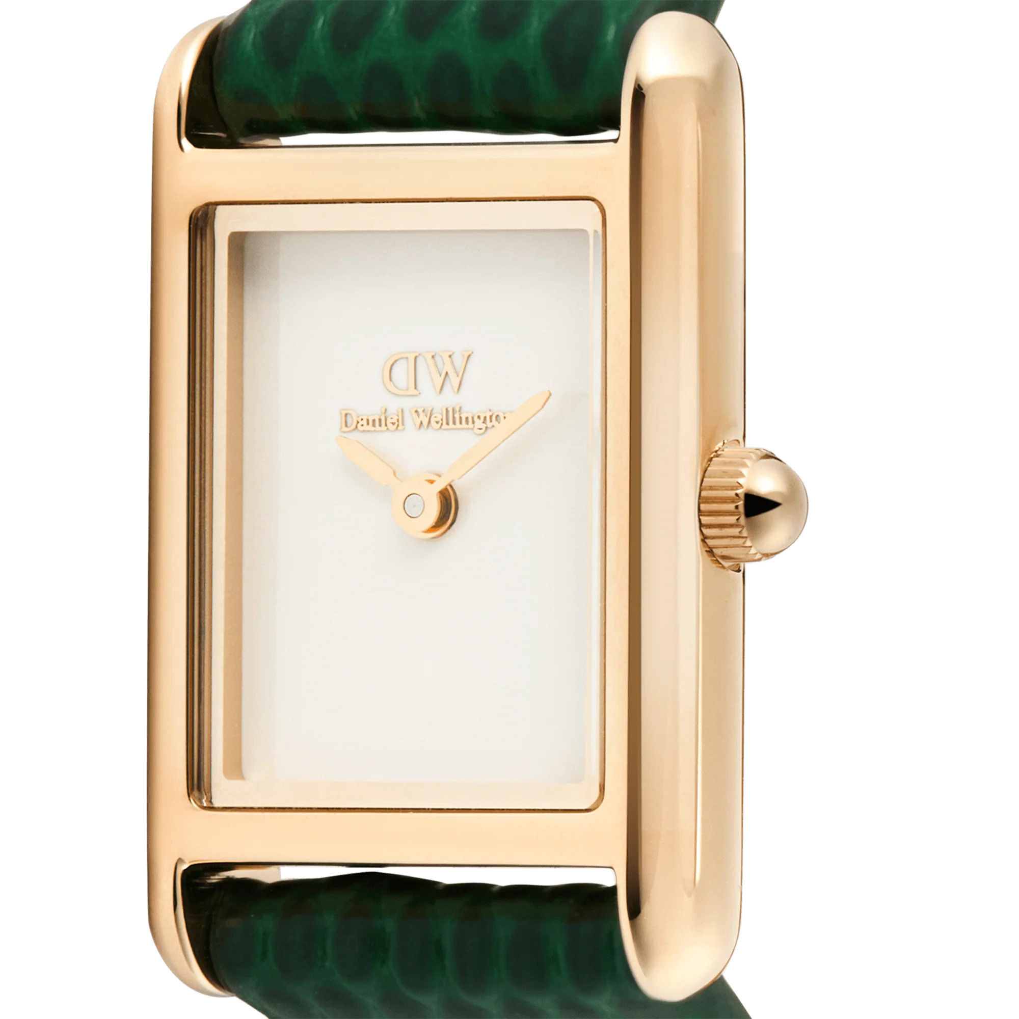 Bound Mini Green Lizard Rose Gold