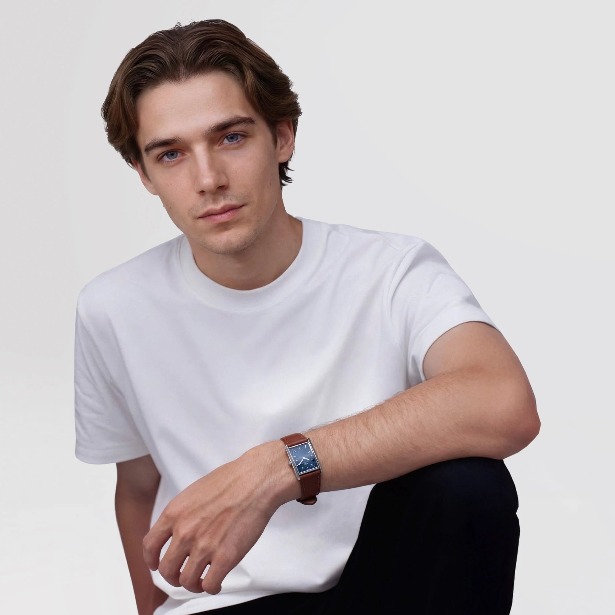 Bound Light Brown Arctic Guilloche Silver