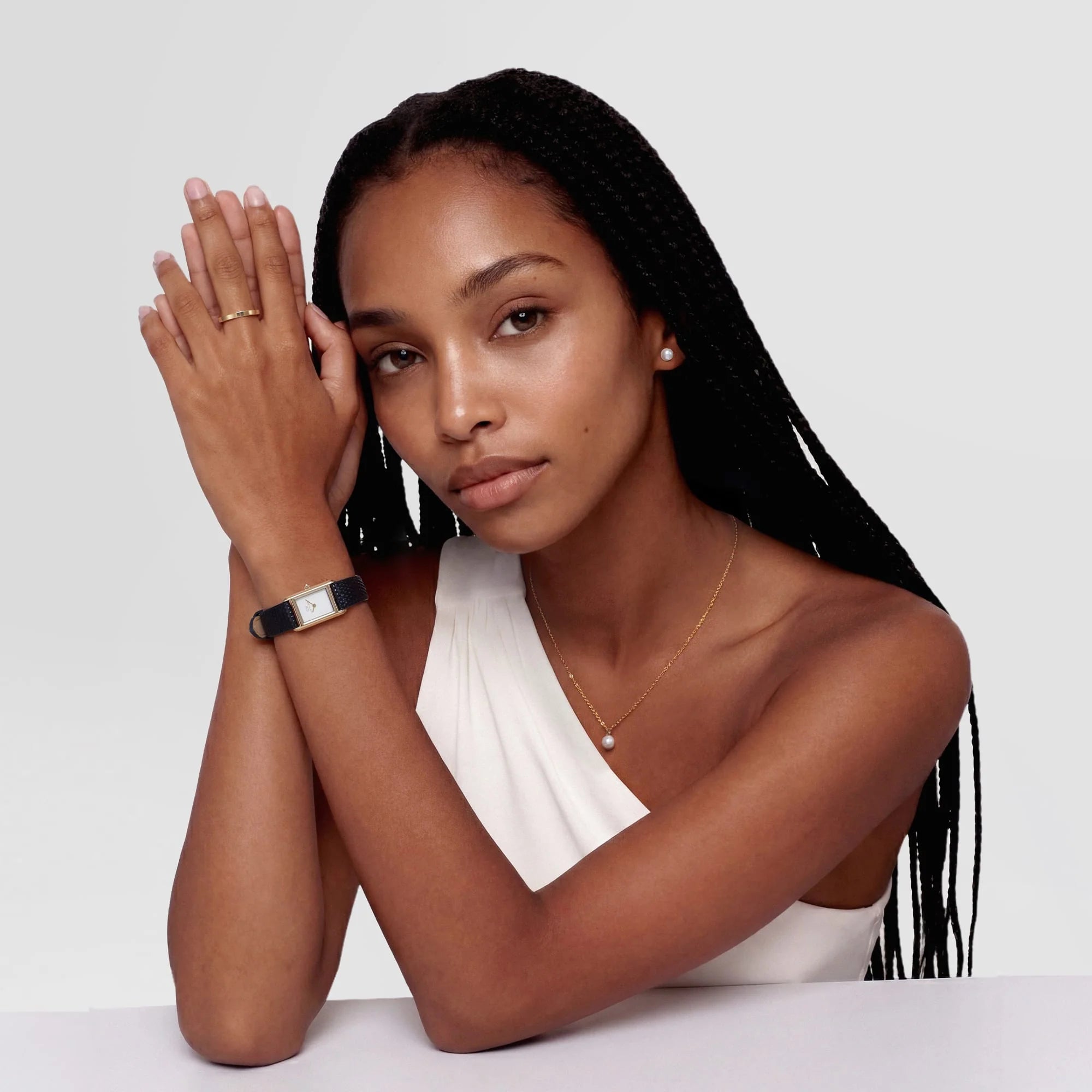 Bound Mini Black Lizard Gold